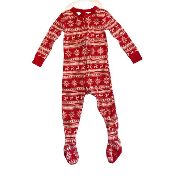 2 Pairs of Holiday Pajamas Size 18 Months - Picture 3 of 6